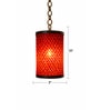 Handcrafted Bamboo Pendant Lamp   Cylindrical Multi Color Design