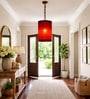 Handcrafted Bamboo Pendant Lamp   Cylindrical Multi Color Design