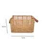 Weave Natural Brown Jute Magazine Organizer