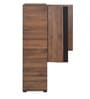 Webster 2 Door Shoe Cabinet In Wenge Finish