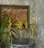 Wedding Palki Gold Brass Showpiece