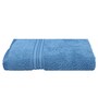 Blue Solid 500 GSM Cotton Bath Towel