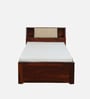 Wedohl Sheesham Wood Single Bed With Trundle In Honey Oak Finish