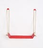 Weebill Galvanized Iron Floating Wall Shelf in Red