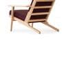 Wegner Fabric Armchair in Nordic Ash & Royal Mulberry Colour