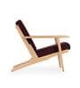 Wegner Fabric Armchair in Nordic Ash & Royal Mulberry Colour