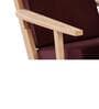 Wegner Fabric Armchair in Nordic Ash & Royal Mulberry Colour