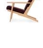 Wegner Fabric Armchair in Nordic Ash & Royal Mulberry Colour