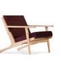 Wegner Fabric Armchair in Nordic Ash & Royal Mulberry Colour