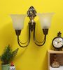 Burnie Antique Brass Metal Wall Sconces
