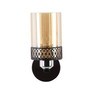 Andre Metal Wall Mounted Uplight Sconce (Black)
