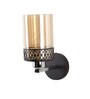 Andre Metal Wall Mounted Uplight Sconce (Black)