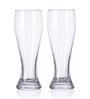 Weizenbeer Beer/ Water/ Juice Glass Pilsner 415 ml 2 Pcs Set Clear