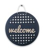 Welcome Black MDF Wall Art