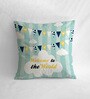 Canvas Cushion with Welcome Print