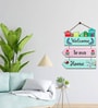 Welcome To Our Home Wooden Wall Hanging