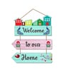 Welcome To Our Home Wooden Wall Hanging