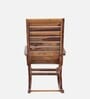 Wellesley Sheesham Wood Rocking Chair in Scratch Resistant Rustic Teak Finish