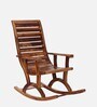 Wellesley Sheesham Wood Rocking Chair in Scratch Resistant Rustic Teak Finish