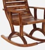 Wellesley Sheesham Wood Rocking Chair in Scratch Resistant Rustic Teak Finish