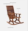 Wellesley Sheesham Wood Rocking Chair in Scratch Resistant Rustic Teak Finish
