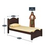 Wellington Single Bed in Wenge Finish