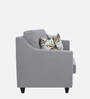 Welly Fabric 1 Seater Sofa In Coin Greyn Colour
