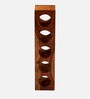 Wembley Wine Rack In Natural Teak Finish