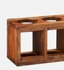 Wembley Wine Rack In Natural Teak Finish