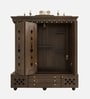 Wenge Divyasthal Teak Wooden Pooja Mandir With Door