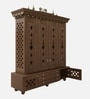 Wenge Divyasthal Teak Wooden Pooja Mandir With Door