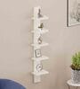 Wenge Engineered Wood Louis Floating Wall Shelf