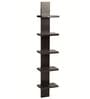 Wenge Engineered Wood Louis Floating Wall Shelf