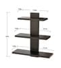 Wenge Engineered Wood Phelix Floating Wall Shelf
