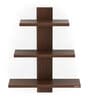 Wenge Engineered Wood Phelix Floating Wall Shelf