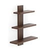 Wenge Engineered Wood Phelix Floating Wall Shelf