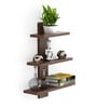 Wenge Engineered Wood Phelix Floating Wall Shelf
