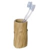 Plastic Brown Counter Top Toothbrush Holder