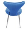 Wenport Fabric Dining Chair In Blue Colour