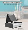 WENS Metal multicolour Mobile Stand with Writing Pad Holder