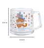 Bronco 350ml Transparent Coffee Mug