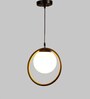 Westco Gold Metal and Glass Cluster Hanging Light