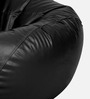 Western XXXL Leatherette Bean Bag Cover in Black Colour