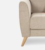 Westminster Fabric 1 Seater Sofa in Beige Colour