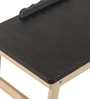 Westport Solid Wood Portable Table in Coffee Brown Finish