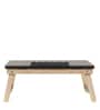 Westport Solid Wood Portable Table in Coffee Brown Finish