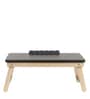 Westport Solid Wood Portable Table in Coffee Brown Finish