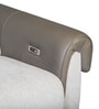 Drift Fabric 3 Seater Motorized Recliner Sofa in Beige Colour