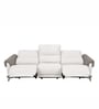 Drift Fabric 3 Seater Motorized Recliner Sofa in Beige Colour