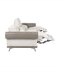 Drift Fabric 3 Seater Motorized Recliner Sofa in Beige Colour